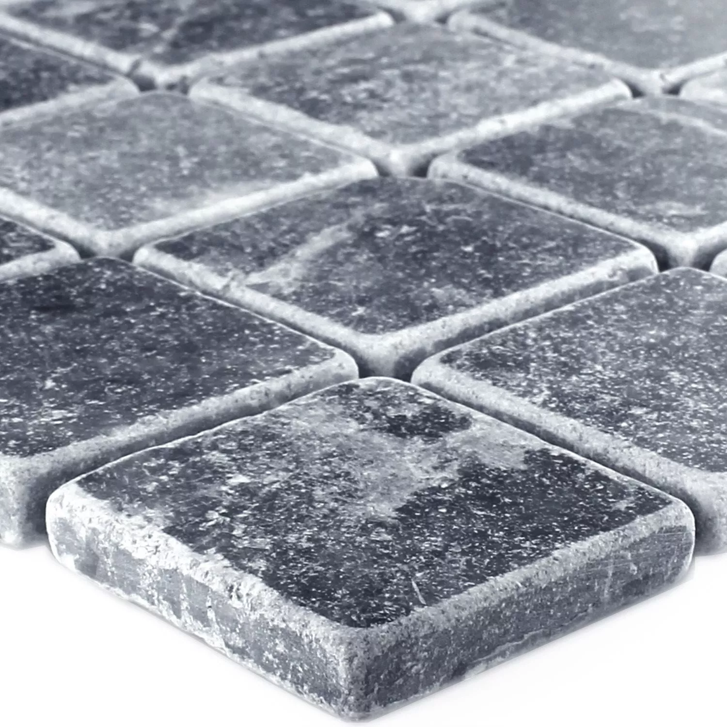 Mosaic Tiles Marble Visso Nero 48 Mosaic Tiles Marble Visso Nero 48
