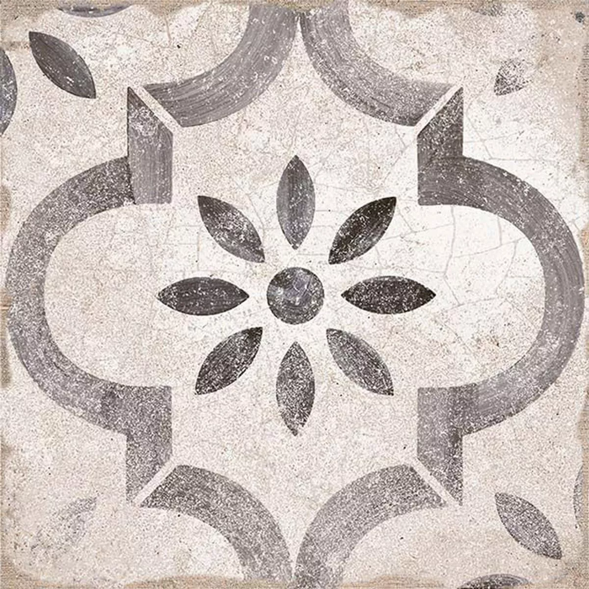 Porcelain Stoneware Tiles Allora Decor Grey 22,5 x 22,5cm