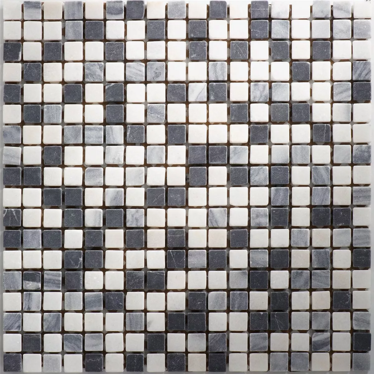 Sample Mosaic Tiles Marble  Black Mix