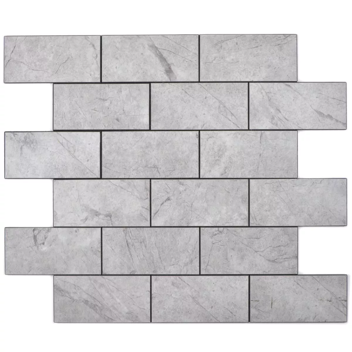 Sample Vinyl Mosaic Tiles Fountan Stone Optic Self Adhesive