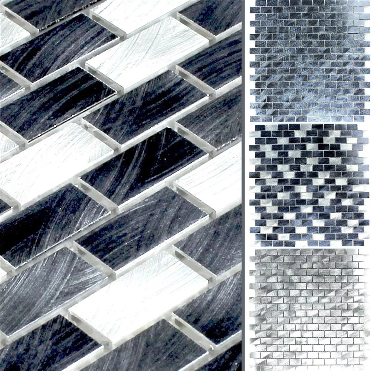 Mosaic Tiles Aluminium Charmant