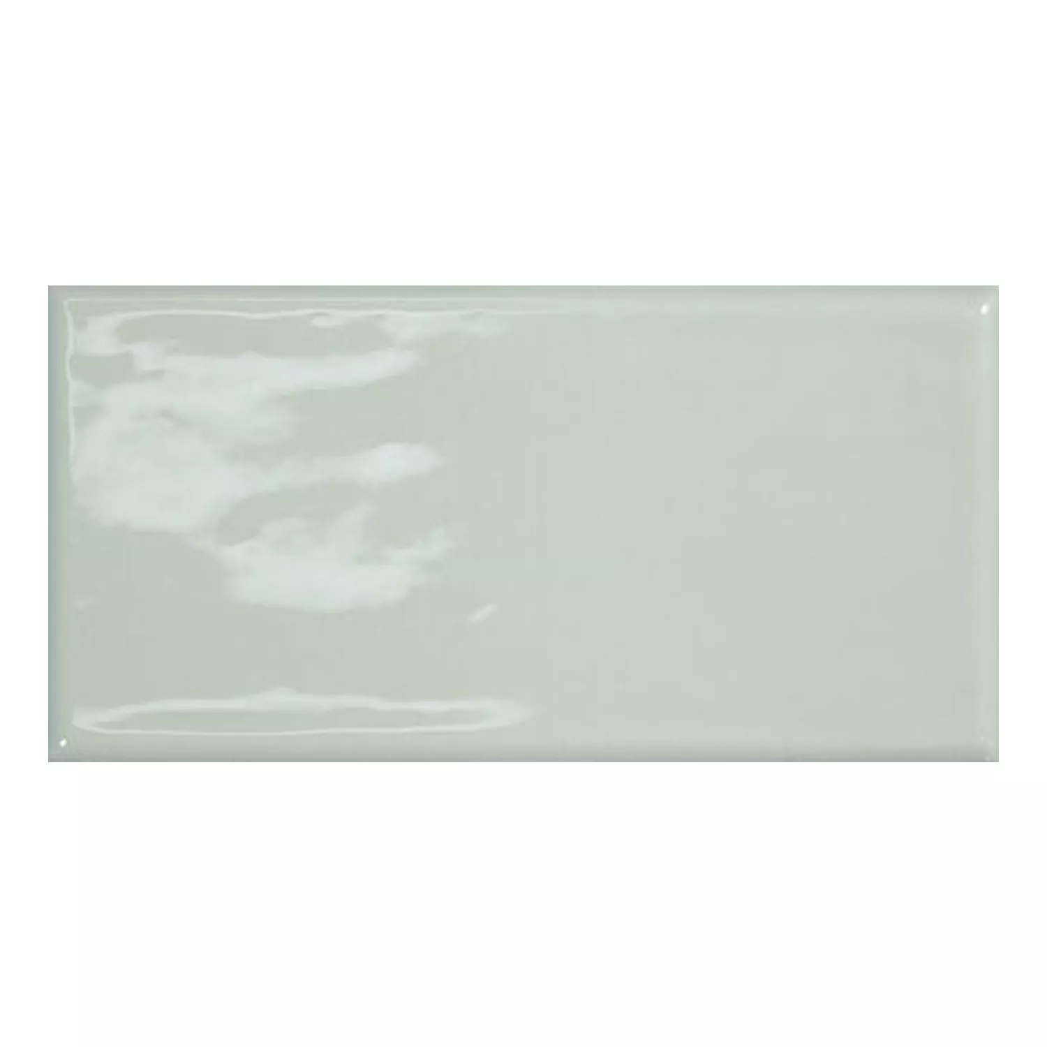 Calissi Green Glossy Rustic 7,5x15 cm Fern