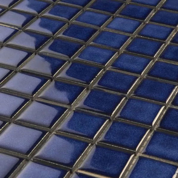 Mosaic Tiles Ceramic 25x25x4mm Blue