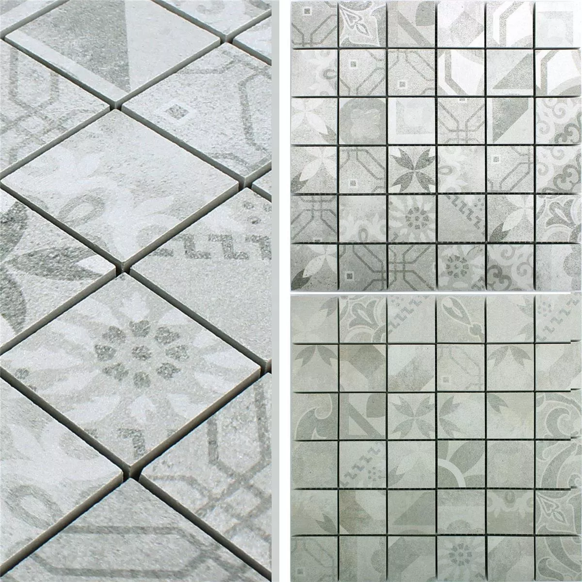 Sample Ceramic Mosaic Vintage Tiles Coupe R10/B