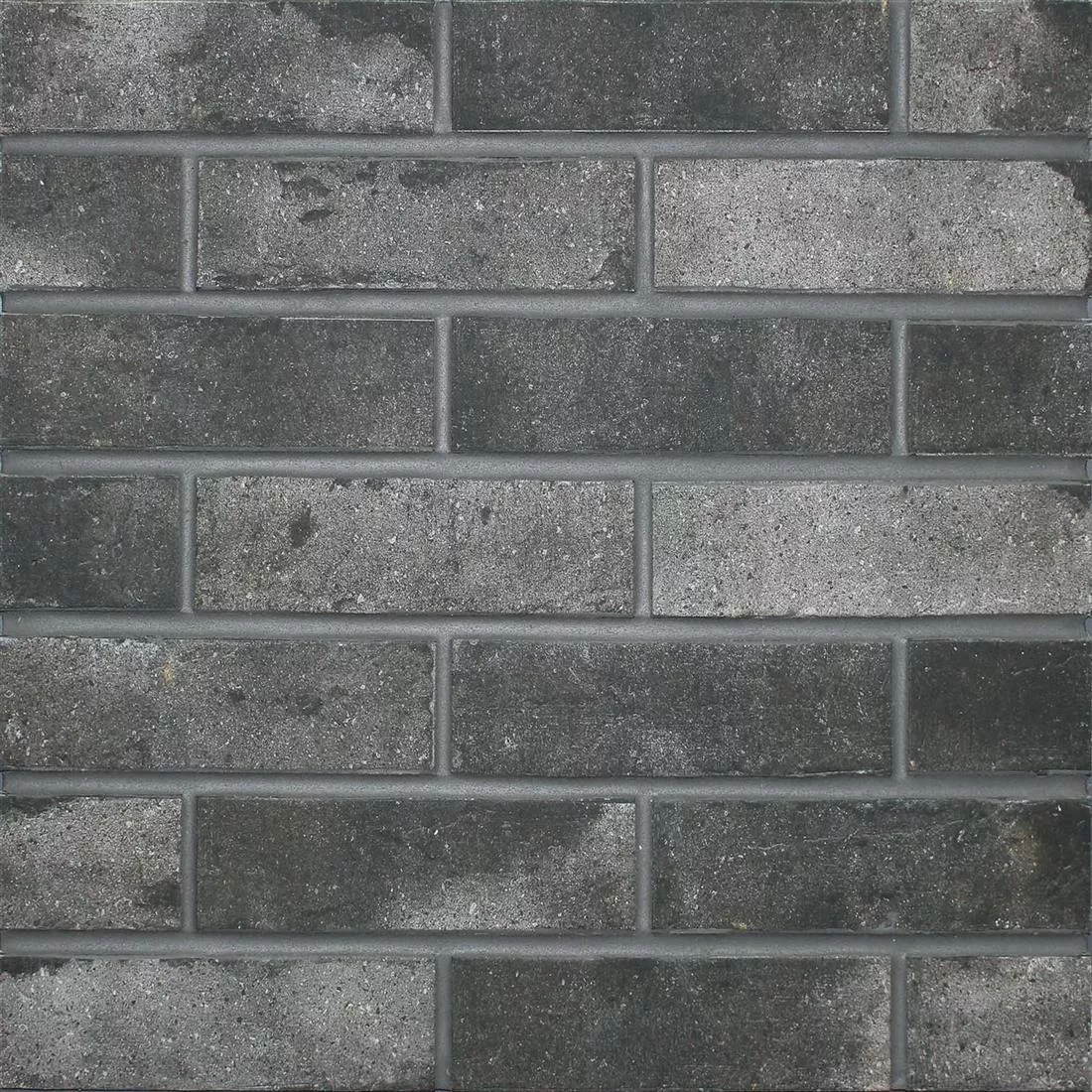 Wall Tiles Leverkusen 7,1x24cm Straps Dark Grey Wall Tiles Leverkusen 7,1x24cm Straps Dark Grey