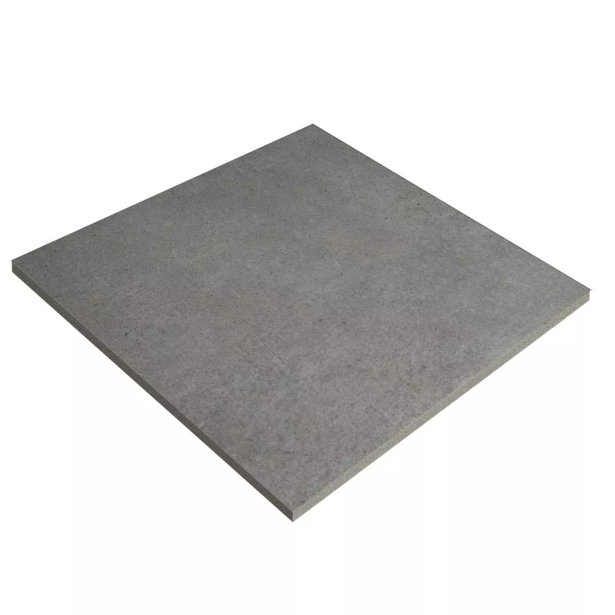 Terrace Tiles Porcelain Stoneware Panama Beton Optic Dark Grey 60x60x2 cm