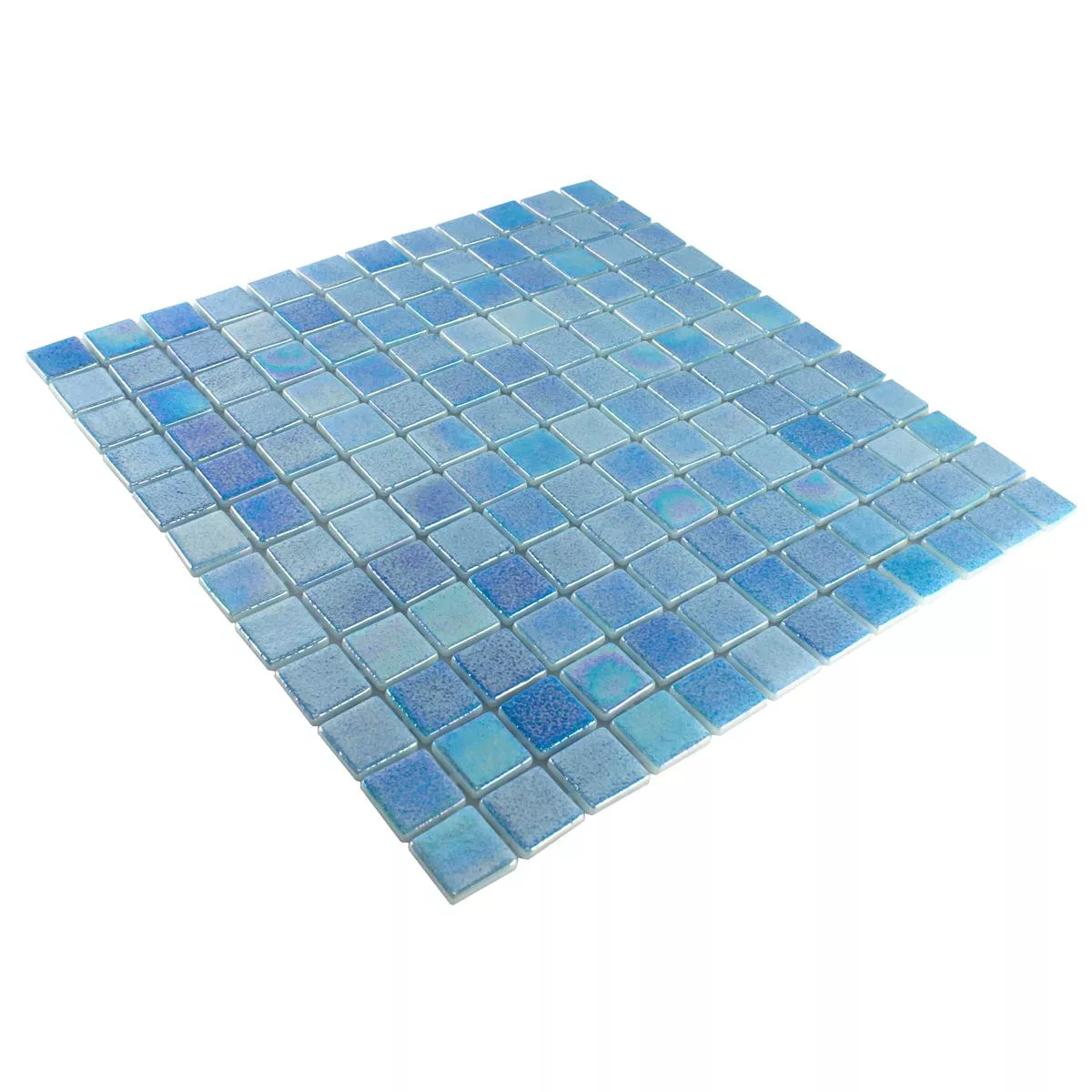 Sample Glass Swimming Pool Mosaic McNeal Light Blue 25