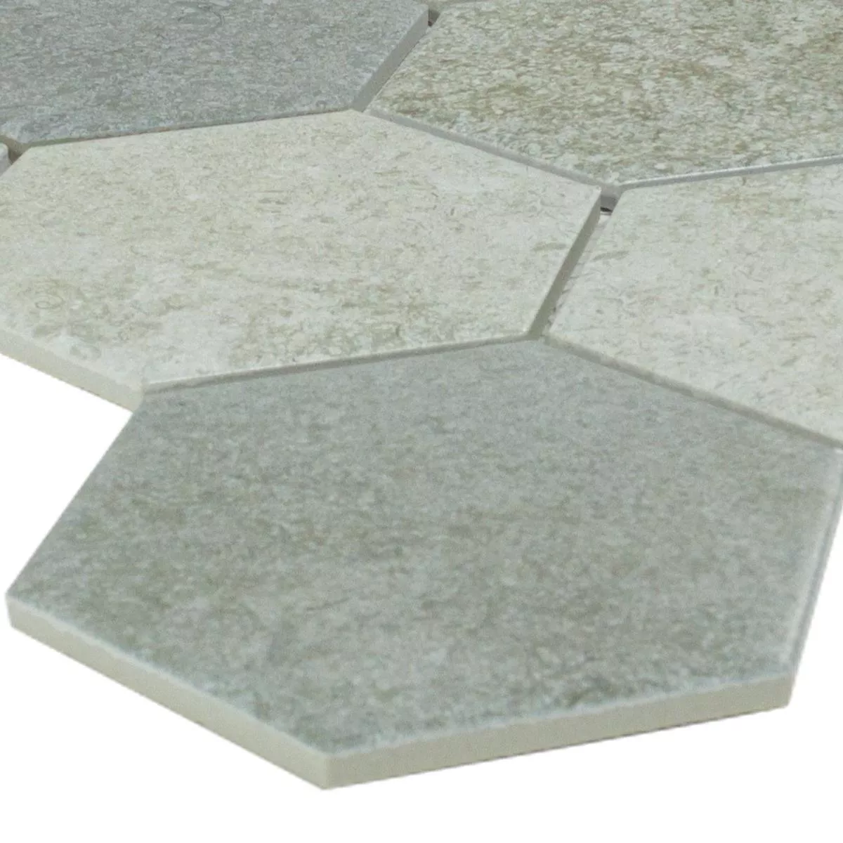 Natural Stone Mosaic Tile Hanoi Hexagon Grey Natural Stone Mosaic Tile Hanoi Hexagon Grey