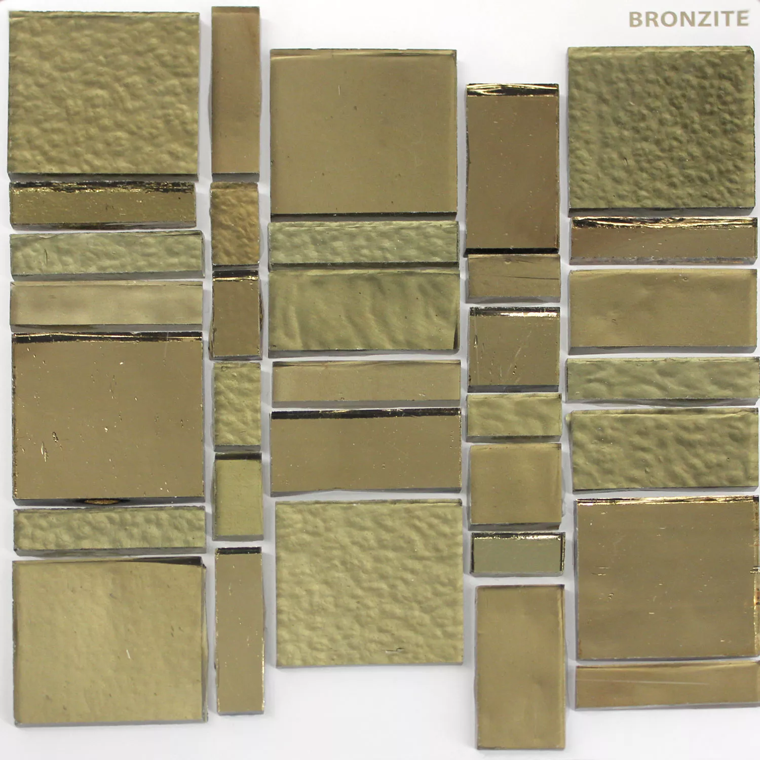 Glass Tiles Trend-Vi Mosaic Liberty Bronzite