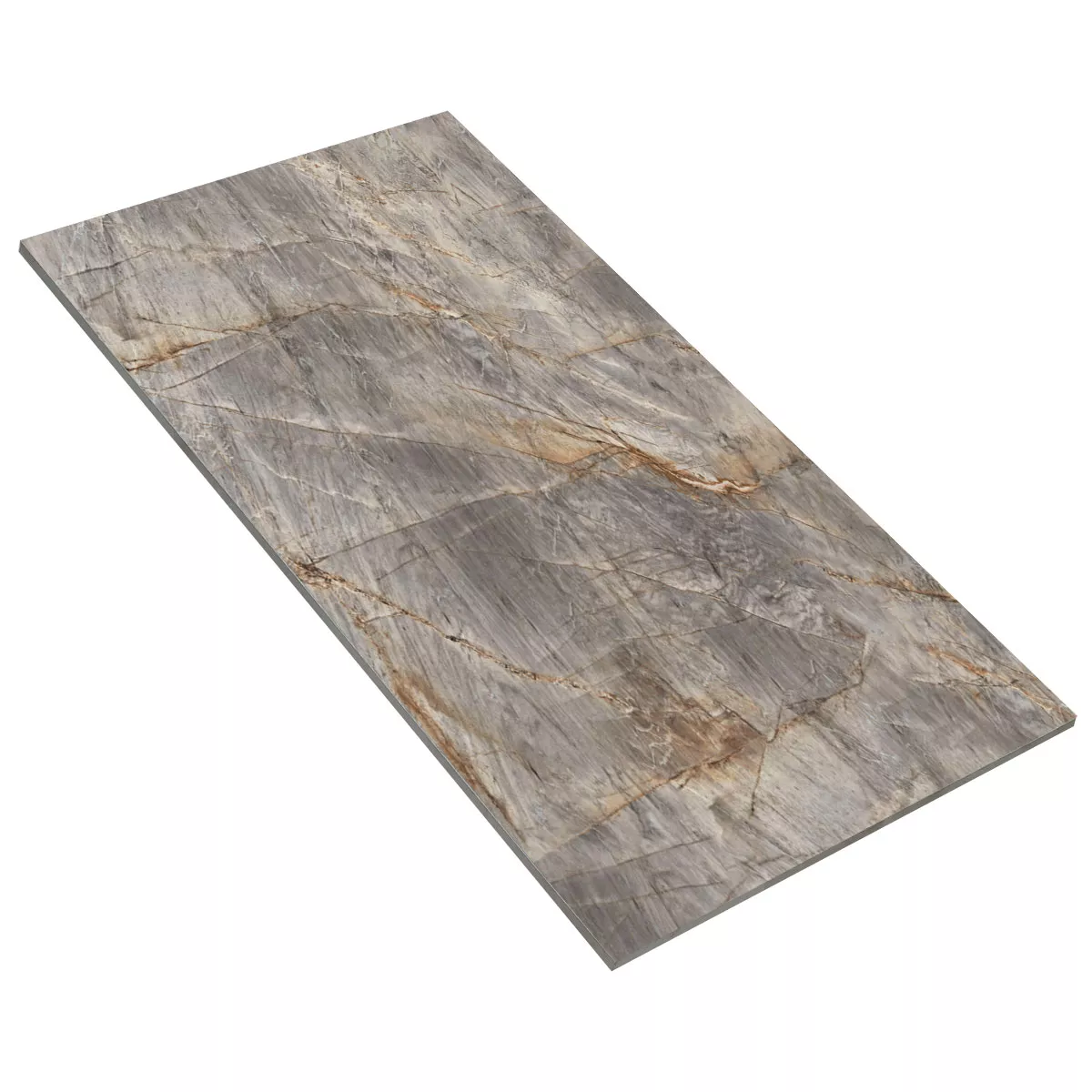 Floor Tiles Trentino Marble Optic Polished Glossy Beige 60x120cm