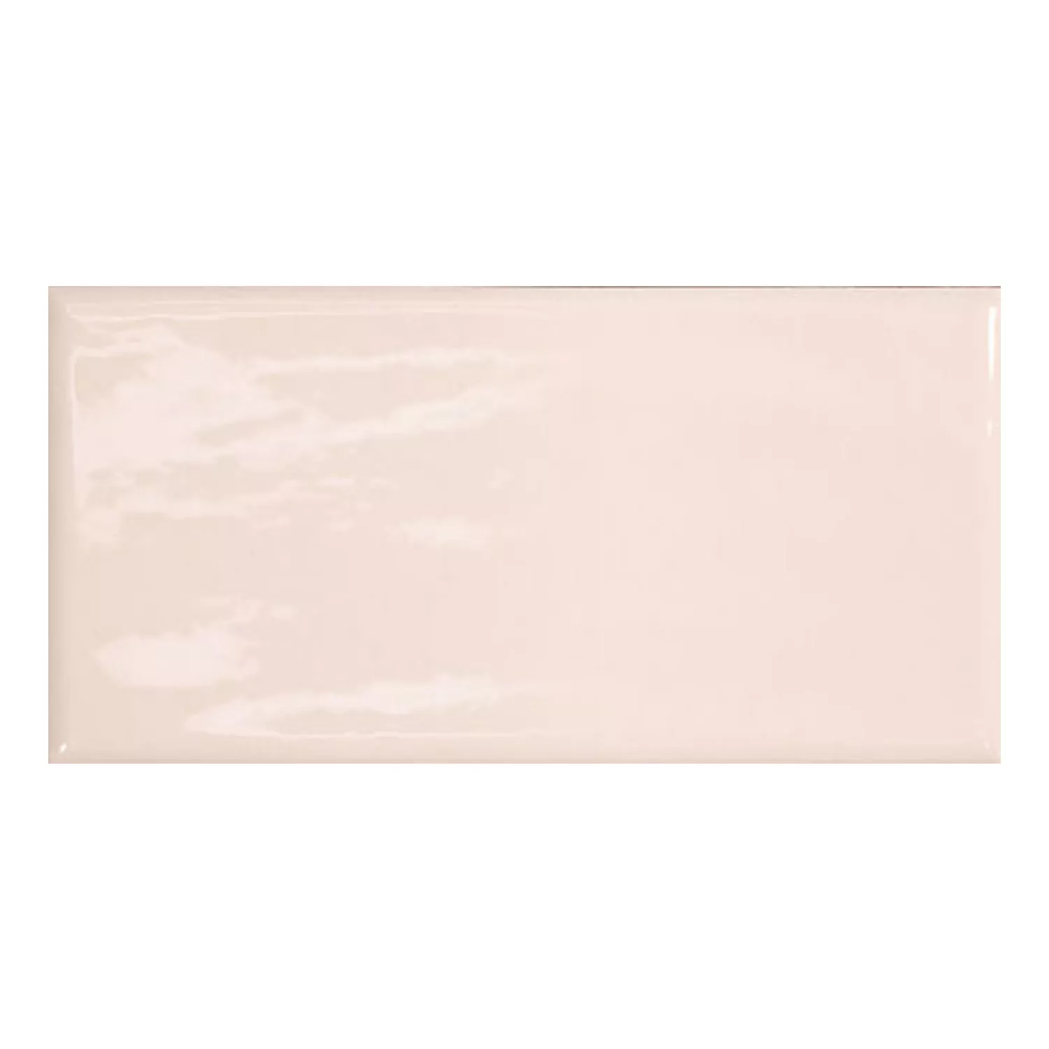 Calissi Pink Glossy Rustic 7,5x15 cm Pink