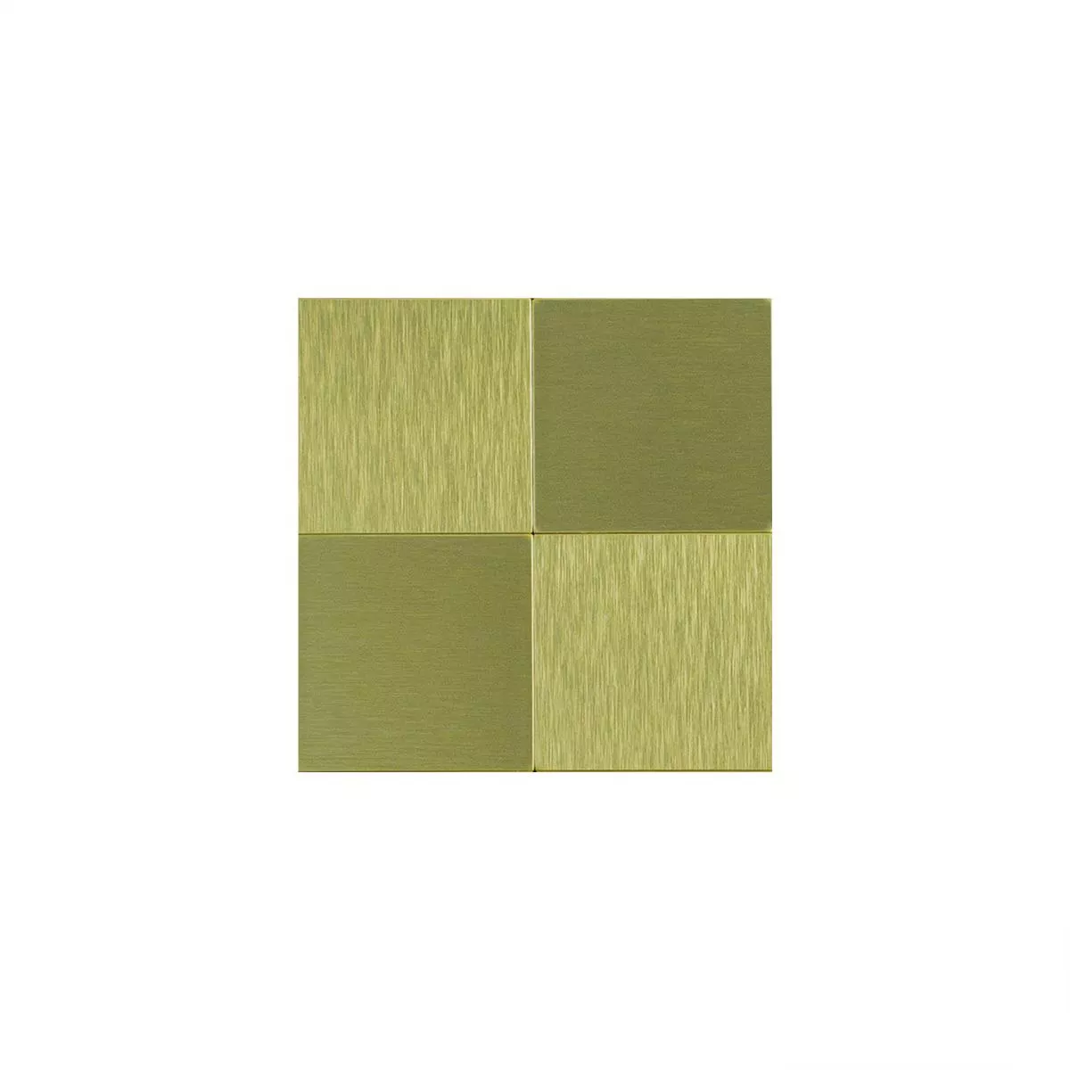 Sample from Mosaic Tiles Metal Self Adhesive Vryburg Gold Square 