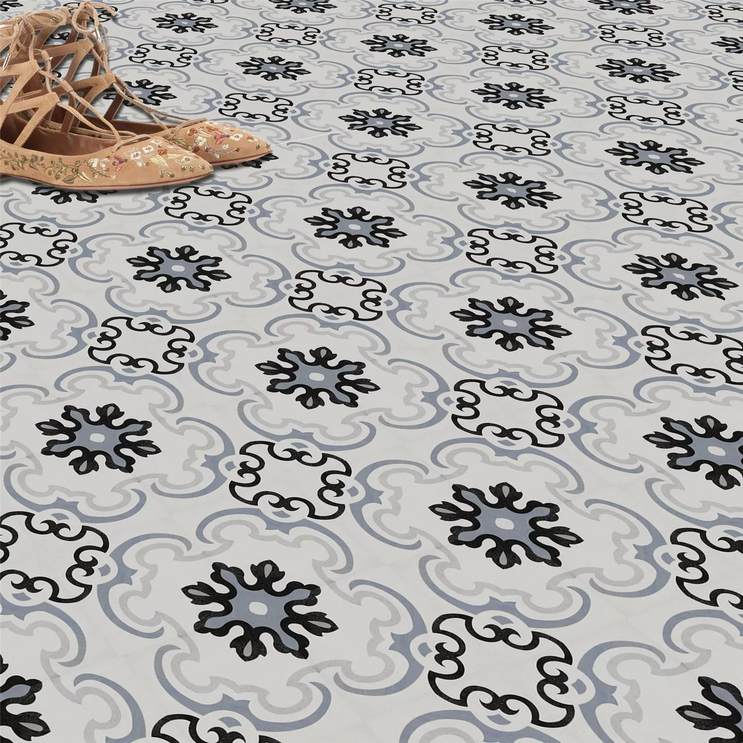 Sample Cement Tiles Optic Floor Tiles Gotik 22,3x22,3cm