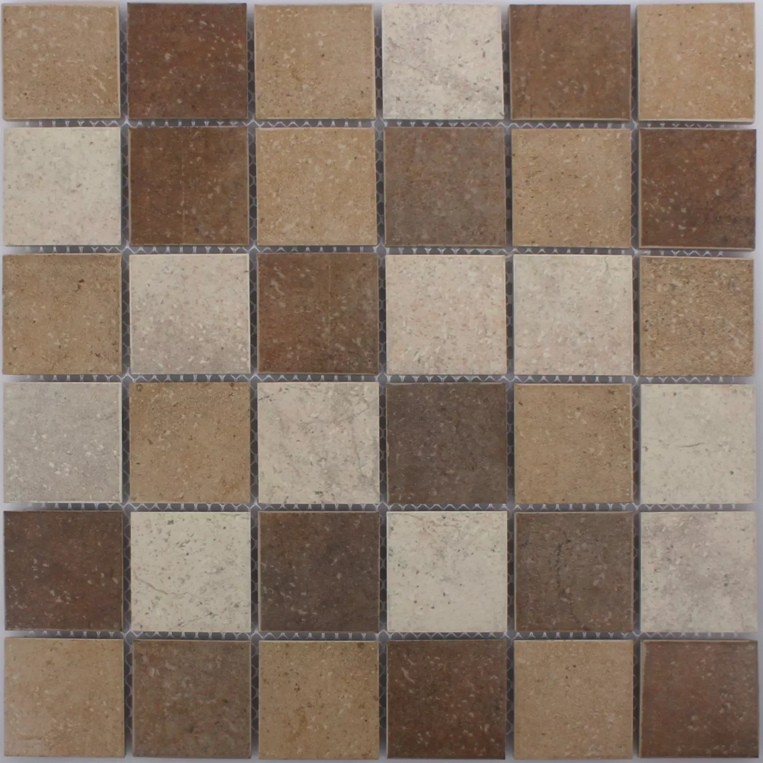 Sample Mosaic Tiles Ceramic Gerlof Rustic Beige