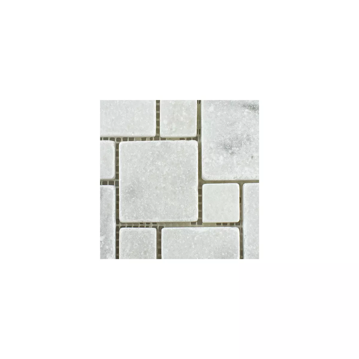 Sample Natural Stone Marble Mosaic Tiles Kilkenny Blanc