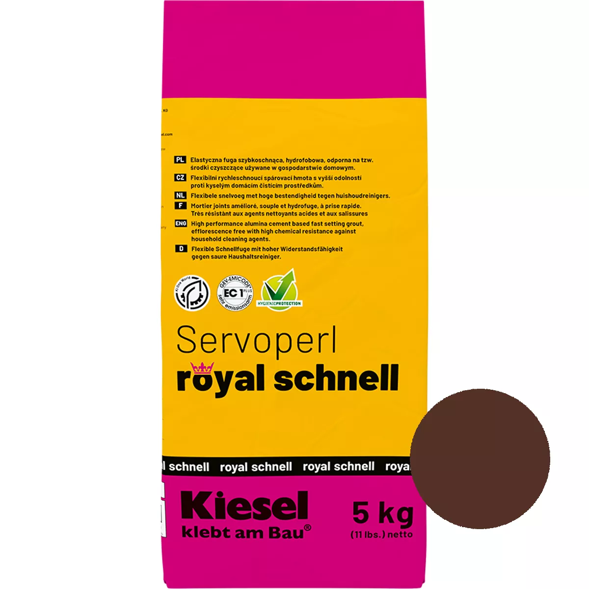 Joint compound Servoperl Royal Fast Bali Brown 5 Kg