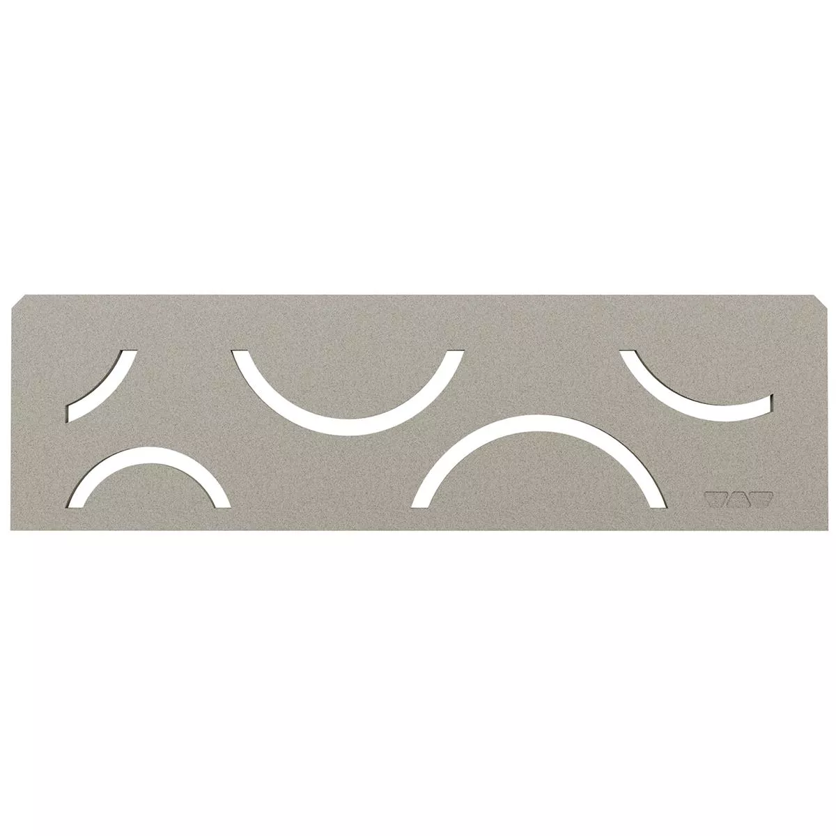 Niche wall shelf Schlüter Rectangle 30x8.7cm Curve Grey