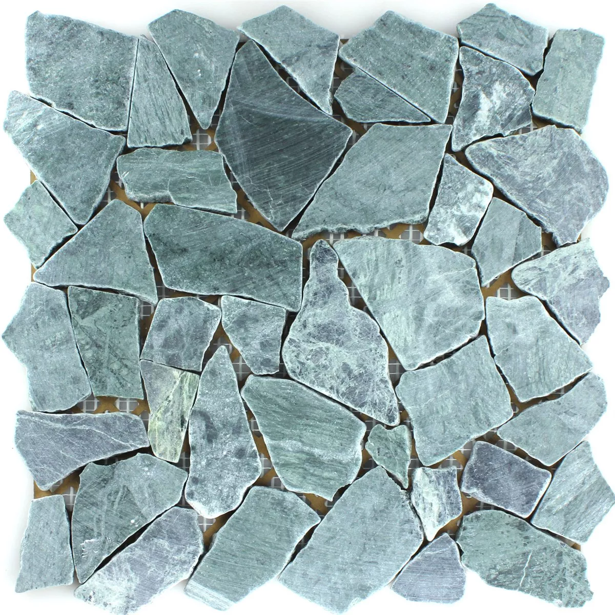 Mosaic Tiles Broken Marble Verde Guatemala