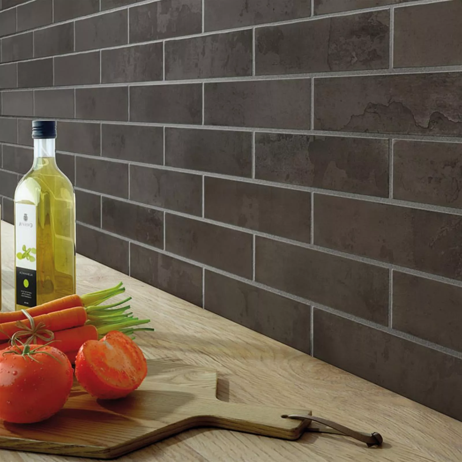 Wall Tiles Herzog Mat 7x28cm Black