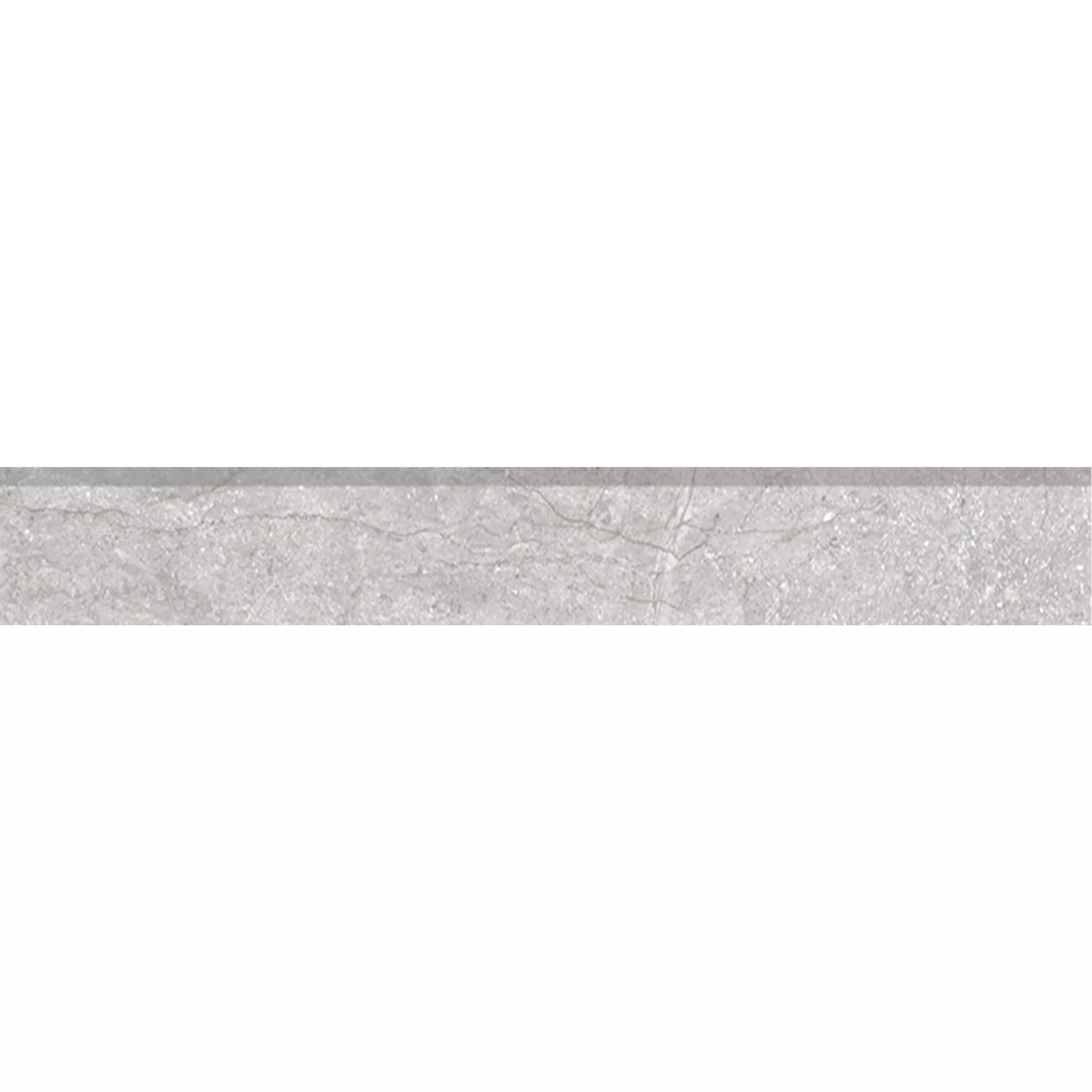 Floor Tiles Pangea Marble Optic Mat Silver Base 7x60cm