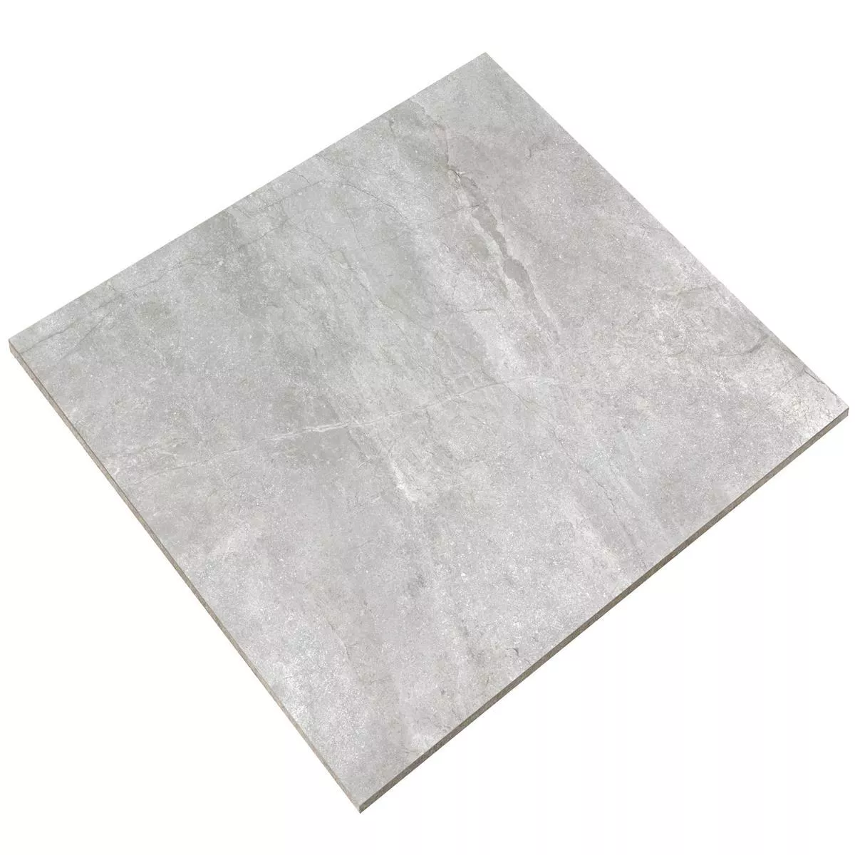Floor Tiles Pangea Marble Optic Polished Silver 60x60cm
