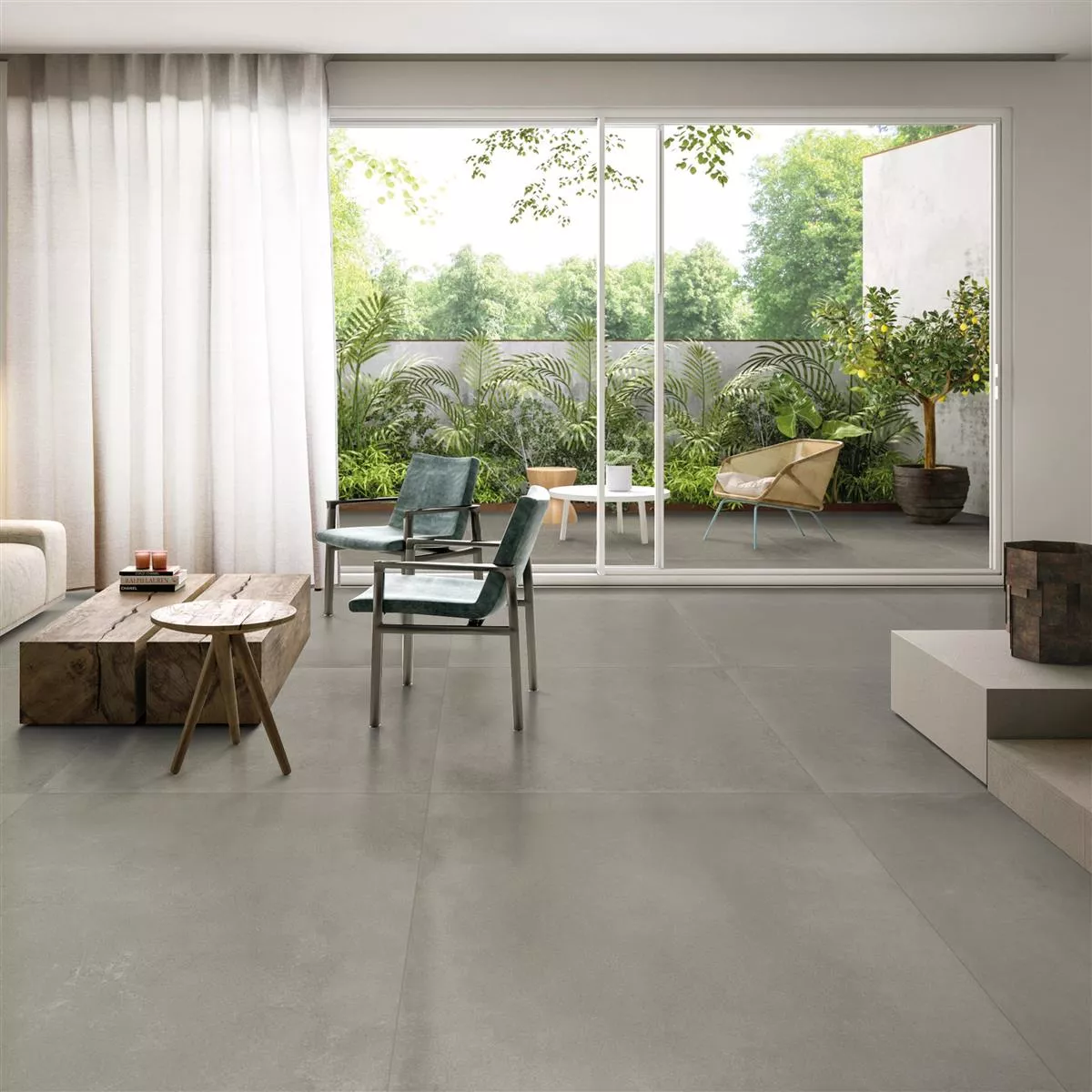 Sample Floor Tiles Cement Optic Nepal Slim