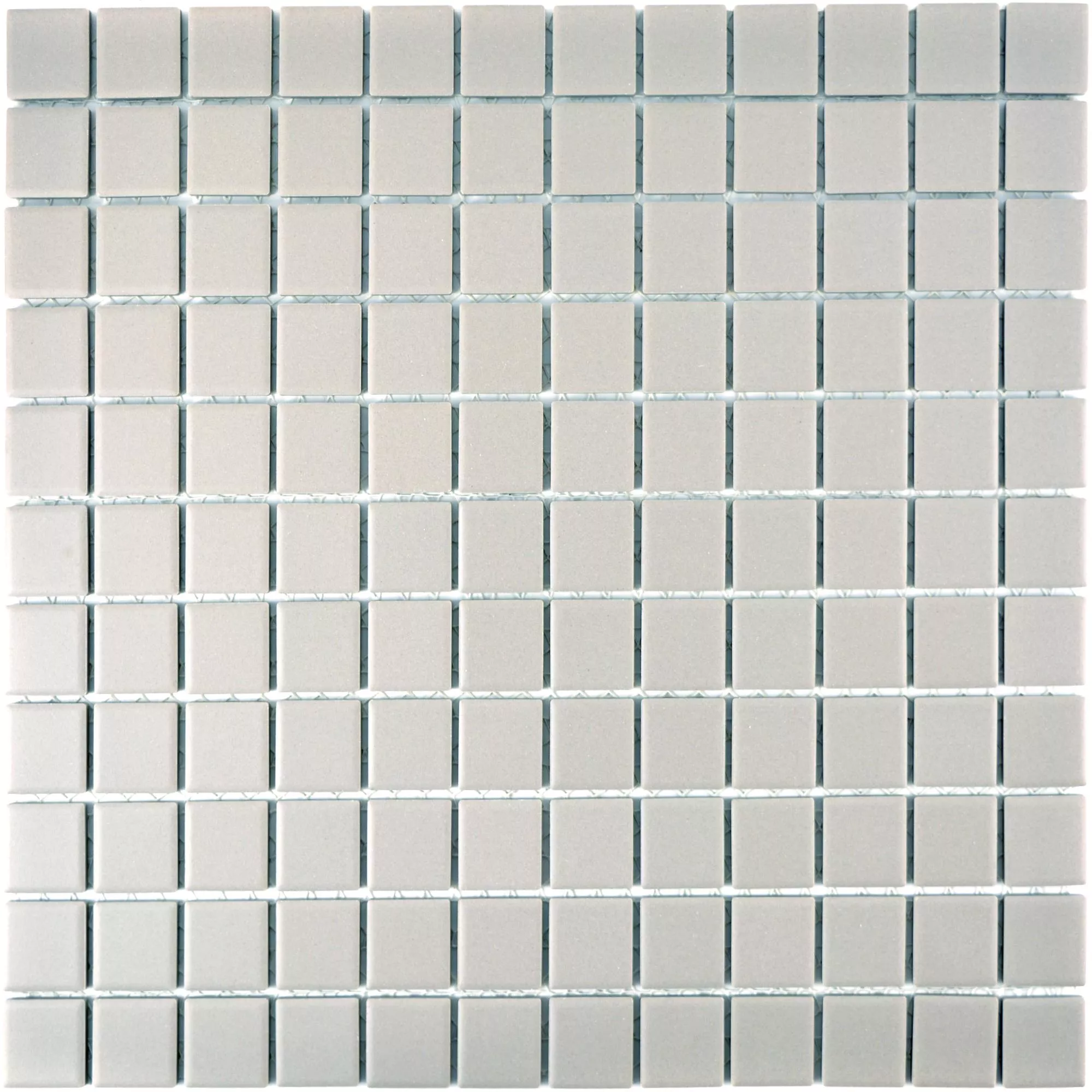 Ceramic Mosaic Miranda Non-Slip Light Grey Unglazed Q25