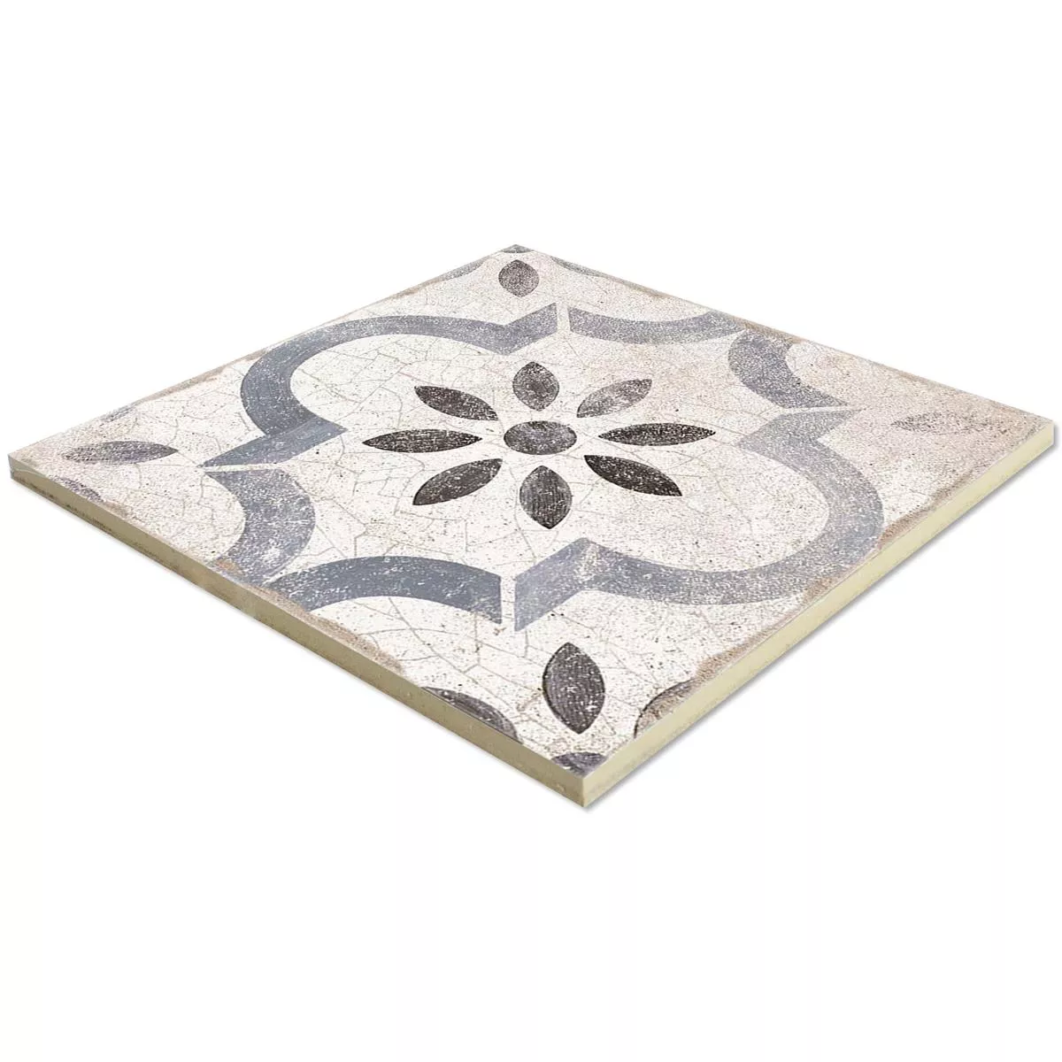 Porcelain Stoneware Tiles Allora Decor Blue 22,5 x 22,5cm