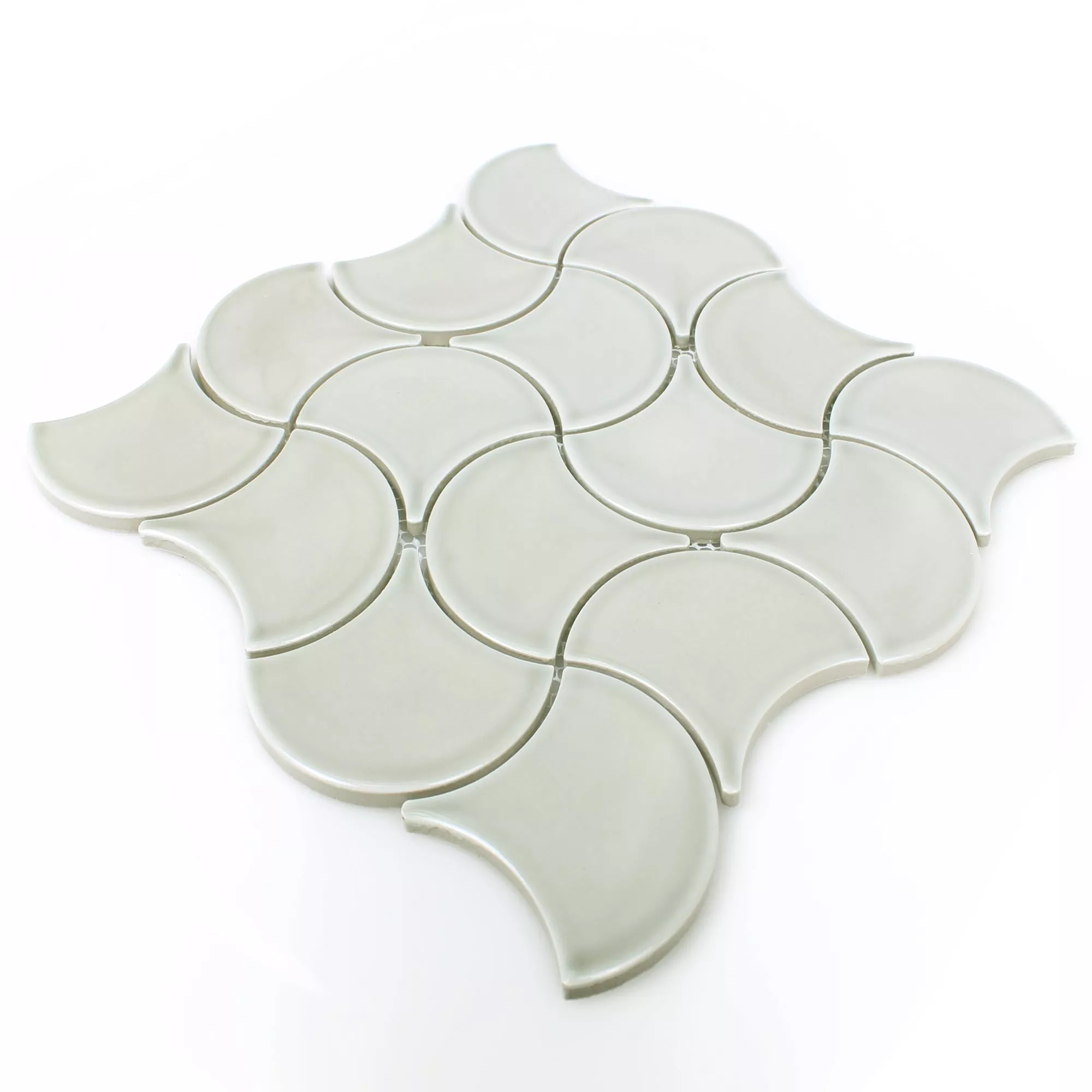 Sample Ceramic Mosaic Tiles Toledo Wave Grey