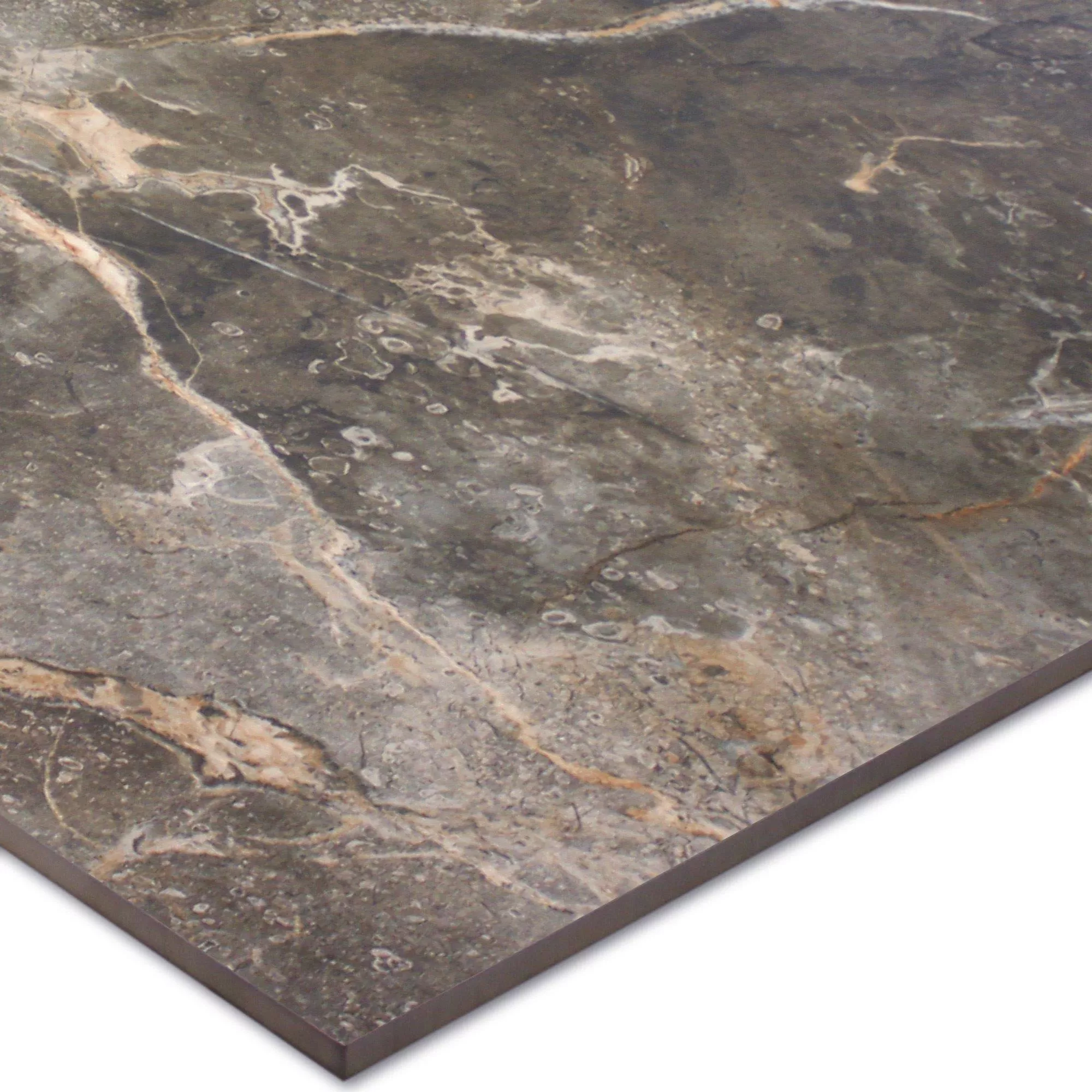 Floor Tiles Marble Optic Himalaya Brown Polished 60x60cm