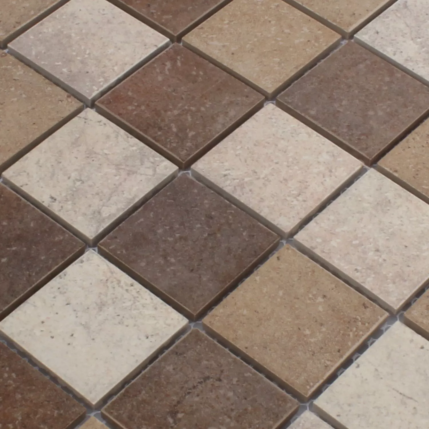 Sample Mosaic Tiles Ceramic Gerlof Rustic Beige