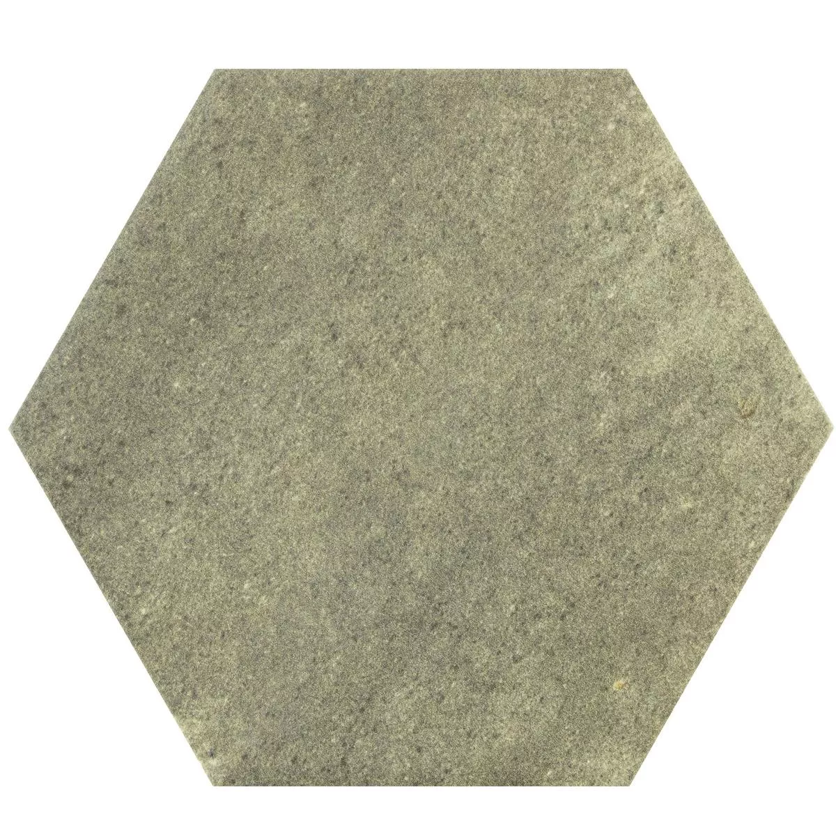 Floor Tiles Arosa Mat Hexagon Olive Green 17,3x15cm Floor Tiles Arosa Mat Hexagon Olive Green 17,3x15cm