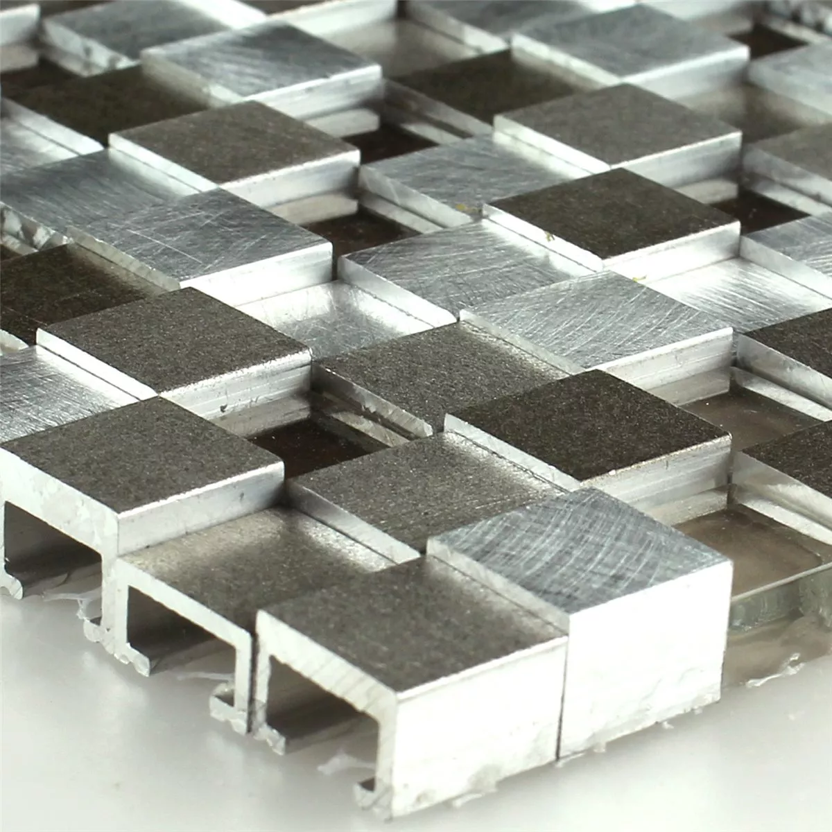 Sample Alu Design Sample Design Tiles Aluminium Alu Glass 3D Mosaic