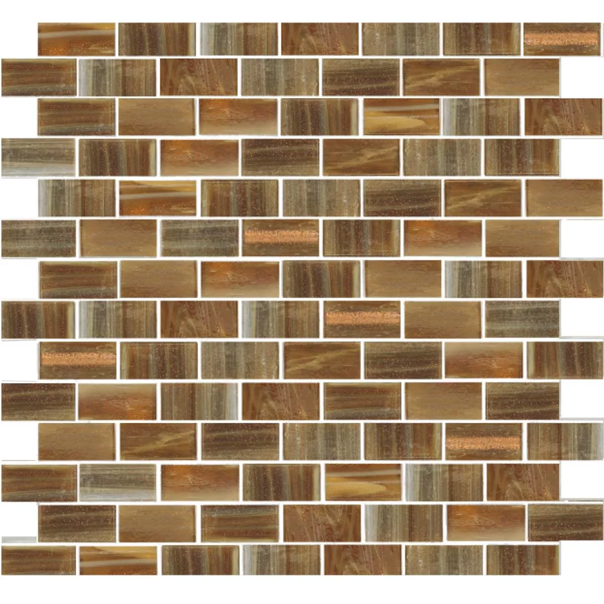 Glass Mosaic Tiles Trend-Vi Rectangular 282 Glass Mosaic Tiles Trend-Vi Rectangular 282