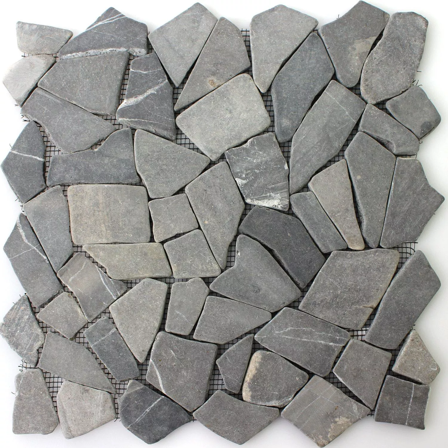 Mosaic Tiles Broken Marble Nero