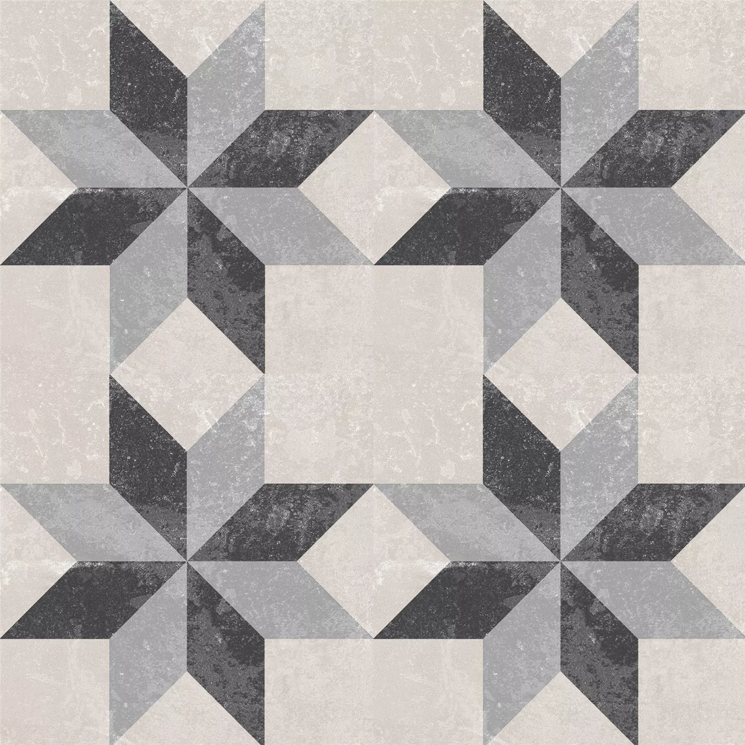Sample Cement Tiles Retro Optic Gris Floor Tiles Martinez 18,6x18,6cm