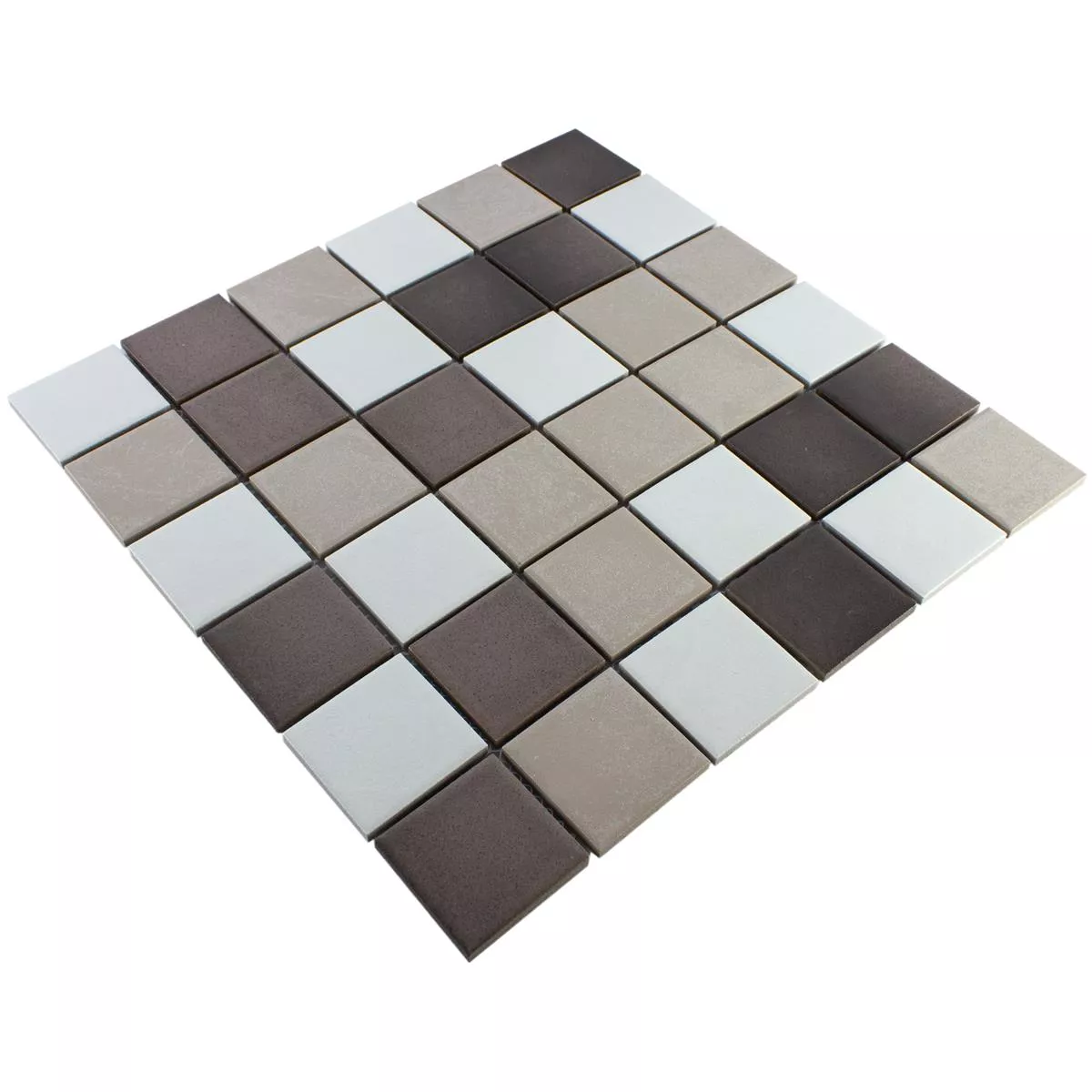 Sample Ceramic Mosaic Tiles Orion Brown Beige