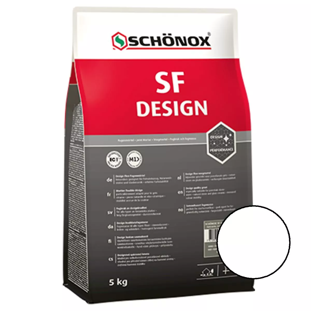 Joint mortar Schönox SF Design White 5 Kg