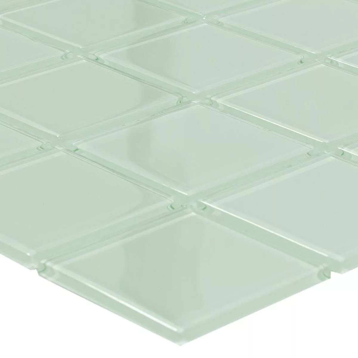 Glass Mosaic Tile Costello Cyan