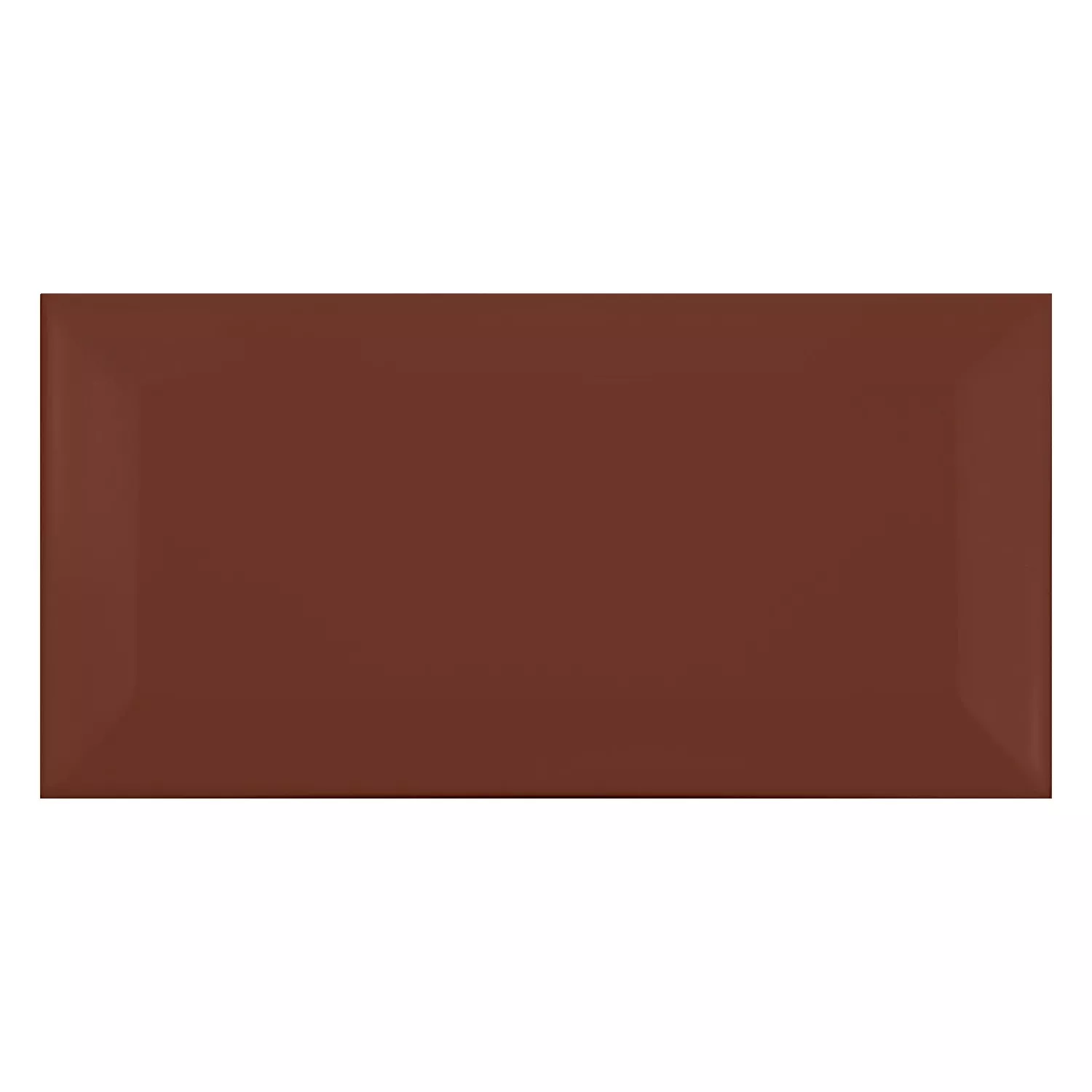 Metro tile Brown Mat 7,5x15 cm Facet Pitcox Marron