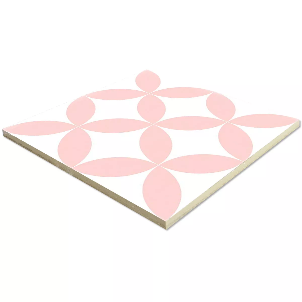 Porcelain Stoneware Tiles Florentino Pink 22,5x22,5cm