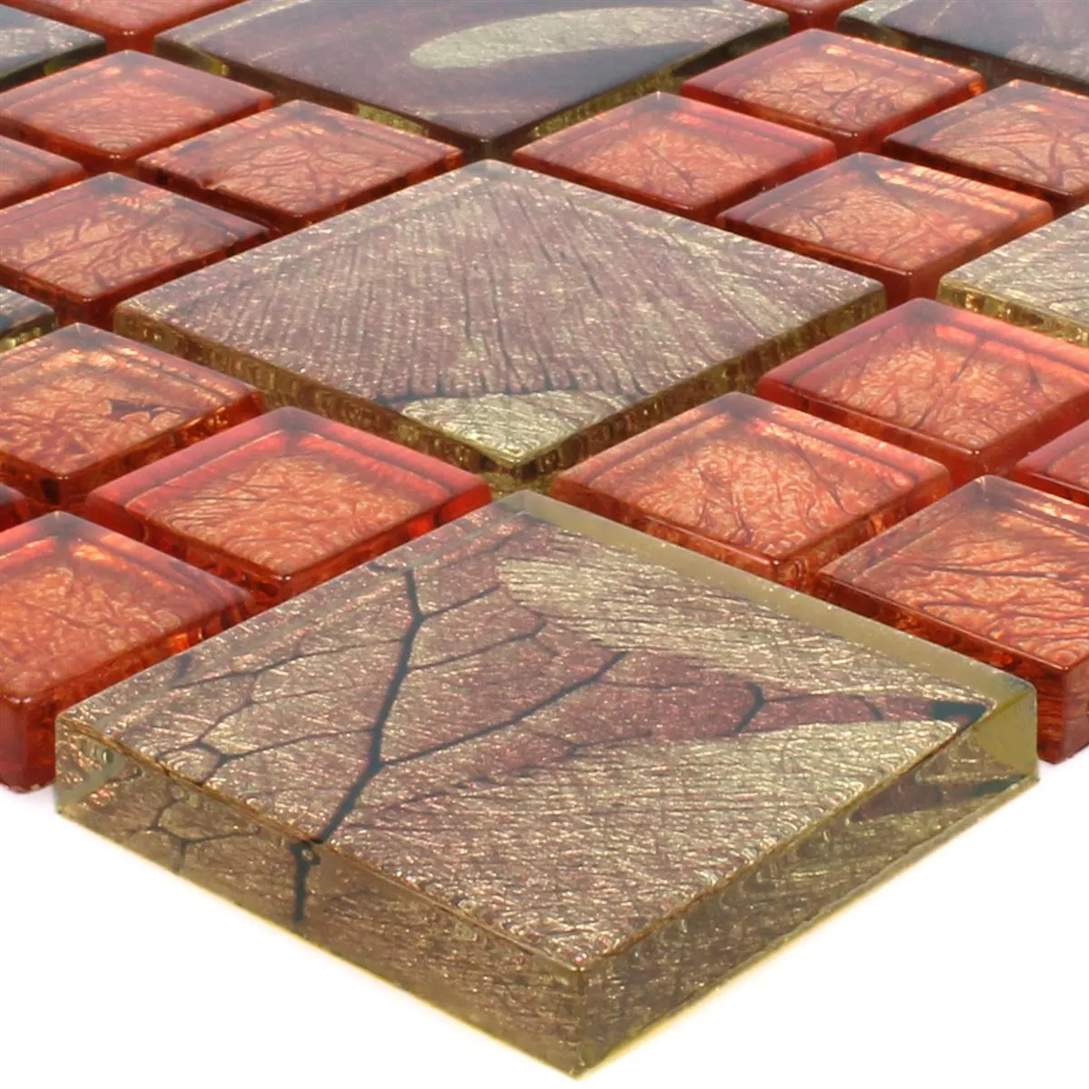 Mosaic Tiles Firebird Orange