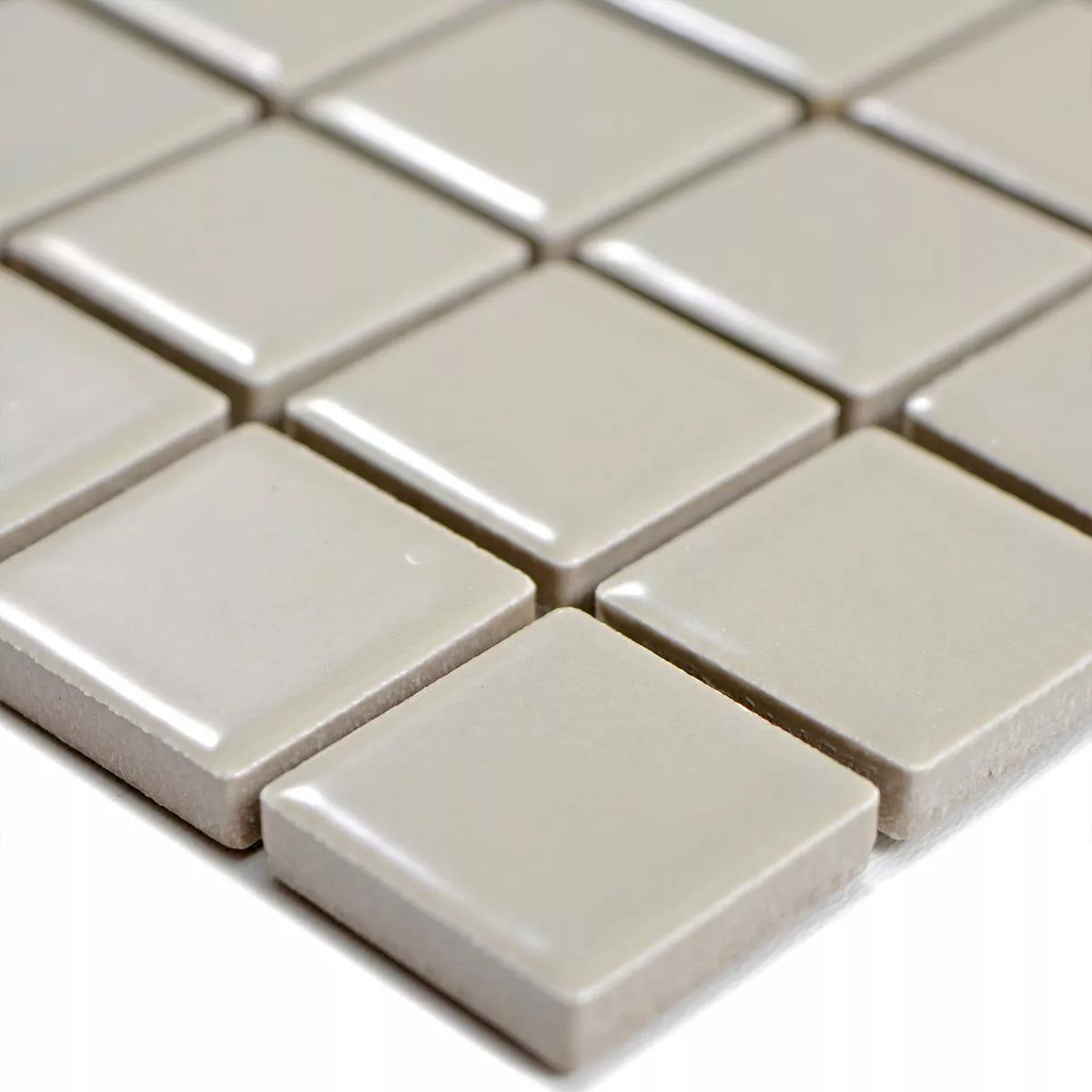 Sample Ceramic Mosaic Tiles Adrian Mud Mat Square 23