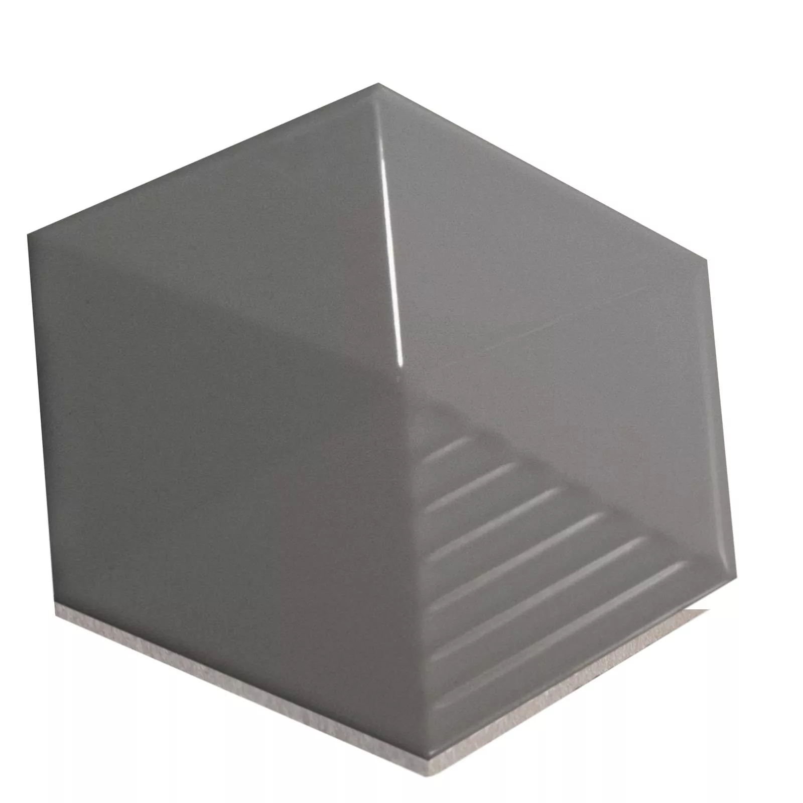 Sample Wall Tiles Rockford 3D Hexagon 12,4x10,7cm Grey