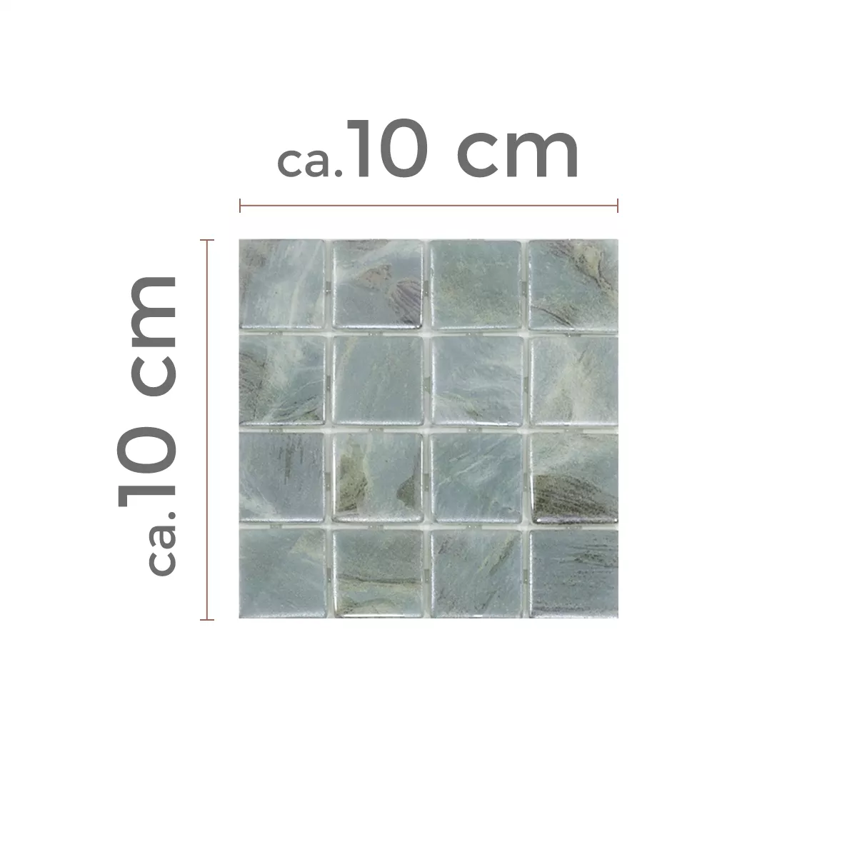 Sample Glass Swimming Pool Mosaic Alassio Grey 25