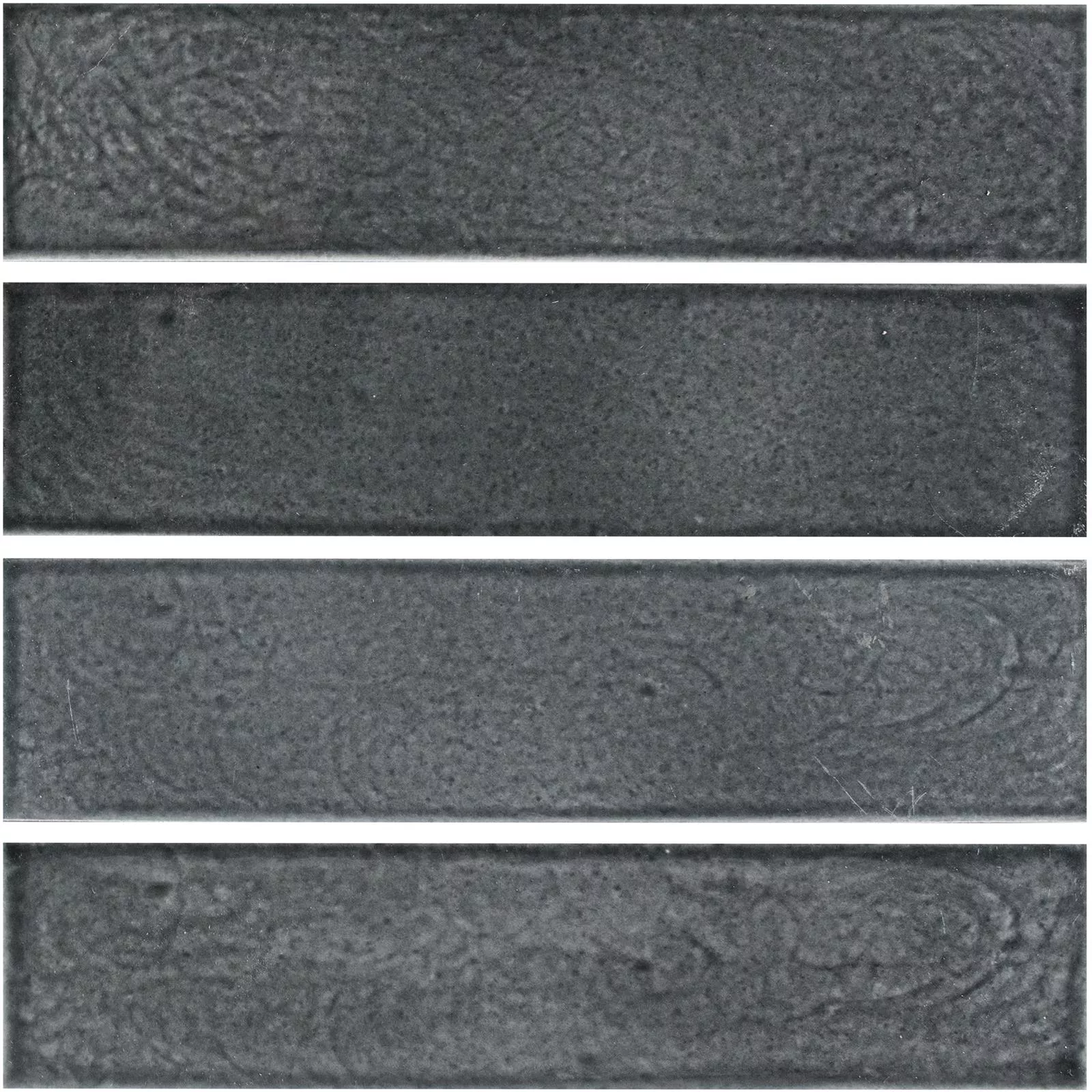 Wall Tile Open Air Waved 6x24cm Grey