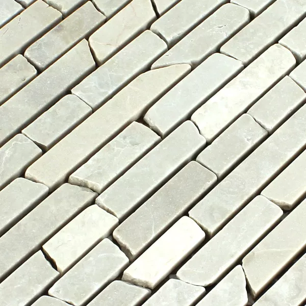 Sample Mosaic Tiles Marble Beige Sticks 