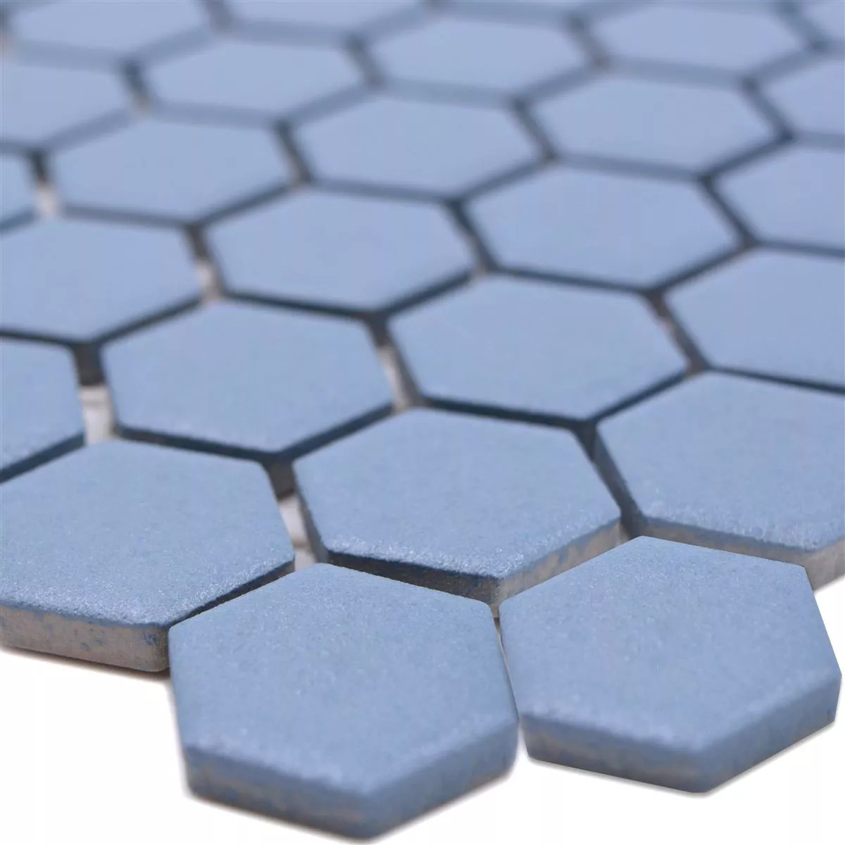 Ceramic Mosaic Bismarck R10B Hexagon Blue H23