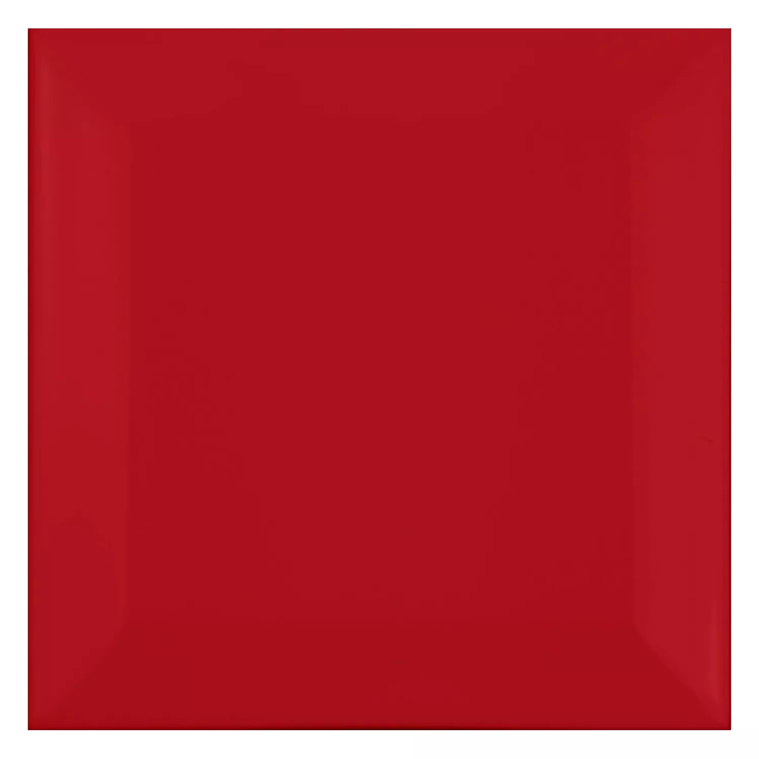 Metro tile Red Mat 10x10 cm Facet Catarina Fuego