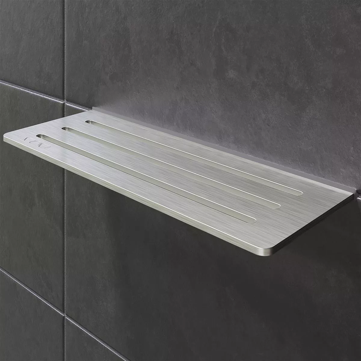 Shower shelf wall shelf Schlüter Rectangle 30x11,5cm Wave Ivory